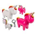 Sparbössa Enhörning / Spargris - Unicorn / Ponny - 19cm Vit