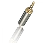 Gold Converter Jack Stereo Audio Adapter 2.5 mm Male to 3.5 mm Female Headphone