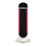 Dimplex MAXAIR25W 2.5kW MaxAir Hot and Cold Ceramic Tower Heater with Cool Blow, Electric Fan Heater with Motorised Oscillation, LED feature lighting, Timer and Thermostat, plus Bluetooth Controls