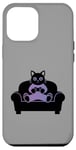 Coque pour iPhone 13 Pro Max Funny Gamer Cat Cool Jeu vidéo Kitty Funny Gaming Cat Meme