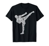 Kickboxing Kickboxer Karate Men Kids Boys T-Shirt