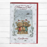 Mum and Dad Christmas Card With Love Brand Simon Elvin