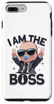 Coque pour iPhone 7 Plus/8 Plus Baby Boss « I Am The Boss » Like A Boss Kids