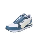 PUMA Mixte St Runner v4 L Sneaker, White-Creamy Vanilla-Blue Horizon-Gray Skies, 37 EU