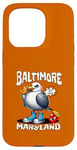 Coque pour iPhone 15 Pro Baltimore Maryland Seagull French Fries Souvenir drôle