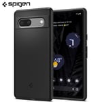 For Google Pixel 7a Case, Spigen Thin Fit Protective Cover - Black