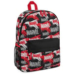 Marvel Sac à Dos Enfant Cartable Garcon Primaire CP Super Heros Avengers Spiderman (Rouge/Multi)