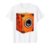 Cajon Music Instrument Motif Watercolor Illustration Cajon T-Shirt