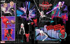 Sentinel Sv Action Spider-Man Into The Araignée-gwen & Spider-Ham