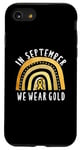 iPhone SE (2020) / 7 / 8 Childhood Cancer Awareness Rainbow In September We Wear Gold Case