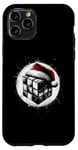 Coque pour iPhone 11 Pro Magic Cube Bonnet de Père Noël – Cube coloré vintage pour amoureux de Noël