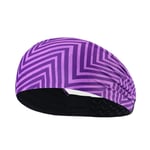 Bandeau Cheveux Homme Bandeau Cheveux Sport La Sueur Bandes Tête Bande Bandeaux Bandeaux Mens Bande de Cheveux Bandes de Cheveux pour Les Hommes Stripe Purple,1