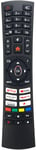 Genuine Remote For Techwood H32T52C HD-Ready Smart TV Prime Video,Works w Alexa