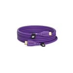 Røde HDMI-kabel 3m Purple