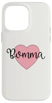 Coque pour iPhone 14 Pro Max Simple Bomma Flammish Grandmother Grandma Rose Heart Bomma