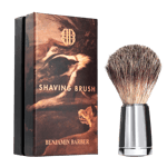 Benjamin Barber Classic Shaving Brush Chrome (1 stk)