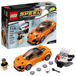 LEGO 75880 Speed Champions McLaren 720S byggleksak, 161 st, orangesvart