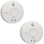 Fireangel Smoke Alarm Sw1-R Detector Sb1 Mains Powered Safety Fire Heat Alarm x2