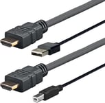 VIVOLINK Pro HDMI-kabel - HDMI / USB - 5 m