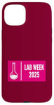 Coque pour iPhone 15 Plus Pink Lab Week 2025, jolie pour un technicien de laboratoire