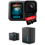 GoPro Hero 13 Black + SanDisk microSDXC 64GB + Dual Battery Charger Kit