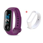 Montre Connectée M3 Pour Enfants,Écran De Document,Bracelet De Sport,Activité,Course À Pied,Suivi De La Fréquence Cardiaque,Connecté,Enfant - Type M3 And Strap25