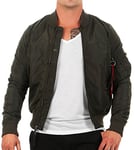 Alpha Industries Men's MA-1 TT Bomber Jacket, Rep.Grey, L