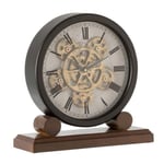 Horloge sur Pied Design "Orno" 35cm Naturel