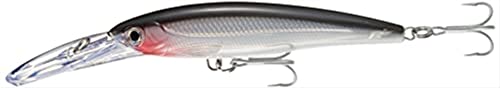 Rapala - Leurre de Pêche X-Rap Magnum - Matériel de Pêche avec Grande Bavette Plongeante - Leurre Pêche en Mer - Profondeur de Nage 3m - 11cm / 22g - Fabriqué en Estonie - Silver Blue Mackerel