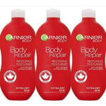 3x Garnier Body Moisturiser Lotion 400ml