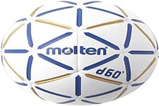 Molten S3200136 H3D4000-Bw Ballon de Basketball en Cuir synthétique Taille 3 Mixte, Blanc