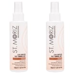 2x St. Moriz Clear Complexion Face Tanning Mist 150ml | Medium - Natural Glow