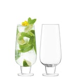 LSA RU02 Lot de 2 verres à cocktails, 550 ml, transparents