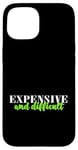 Coque pour iPhone 15 Vert Cher & Difficult (I'm a delight) Green Graphic