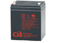 Csb Hr1221w, Slutna Blybatterier (Vrla), 12 V, Svart, 21 Wh, Iso 9001, Iso 14001, 1,8 Kg