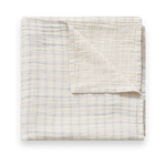 Garbo&Friends Gingham Sky Blue Muslin swaddle filt 110x110 cm