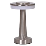 Lampa Touch Silver Uppladdningsbar 20 cm Silver