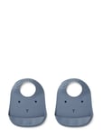 Tilda Silic Bib 2-Pack Blue Liewood