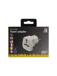 Deltaco Travel adapter UK/US/Italy/Switzerland - EU 250V