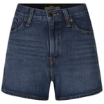 Short FEMME Levi's® coton bleu délavé