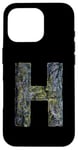 Coque pour iPhone 16 Pro Lettre H de l'alphabet