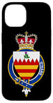 Coque pour iPhone 14 Armoiries O'Hare - Blason de la famille