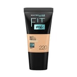 Maybelline Fit Me Matte & Poreless 16 Hour Foundation Tube 18ml – 220 Natural