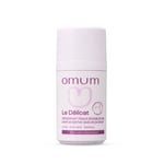 OMUM - Déodorant 24H Peaux Sensibles - 50 ml - Le Delicat - Aloe Vera et Bambou - Sans sels d'aluminium - Bio & Naturel - Fabriqué en France, Vegan, Compatible femme enceinte, grossesse allaitement