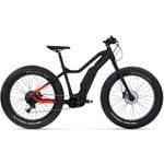 El-Fatbike Tunturi eMax SE Matte Black/Red 40 2023