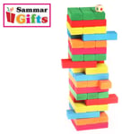 Tumbling Tower Wood Building Blocks Wooden Blocks Stacking Towering Fun Jenga