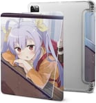 Non Non Biyori Renge Miyauchi Ipad Pro Case 2021 Avec Plumier, Antichoc, Veille/Réveil Automatique, Housse De Protection Transparente Pour Tablette 11 Pouces