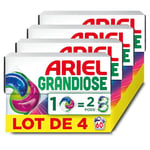 Ariel Grandiose PODS, Lessive Liquide En Capsules 60 Lavages (4 x 15 Capsules), Couleurs Éclatantes 2 X Action Détachante et Anti-Odeur