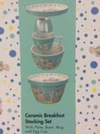 Childrens Roald Dahl 4 piece Breakfast Stacking Set BFG Ceramic