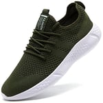 BUBUDENG Basket Jogging Sneakers Hommes Chaussure de Course Trainer Tennis Sport Homme Gym Fitness Ourdoor Running Vert 45